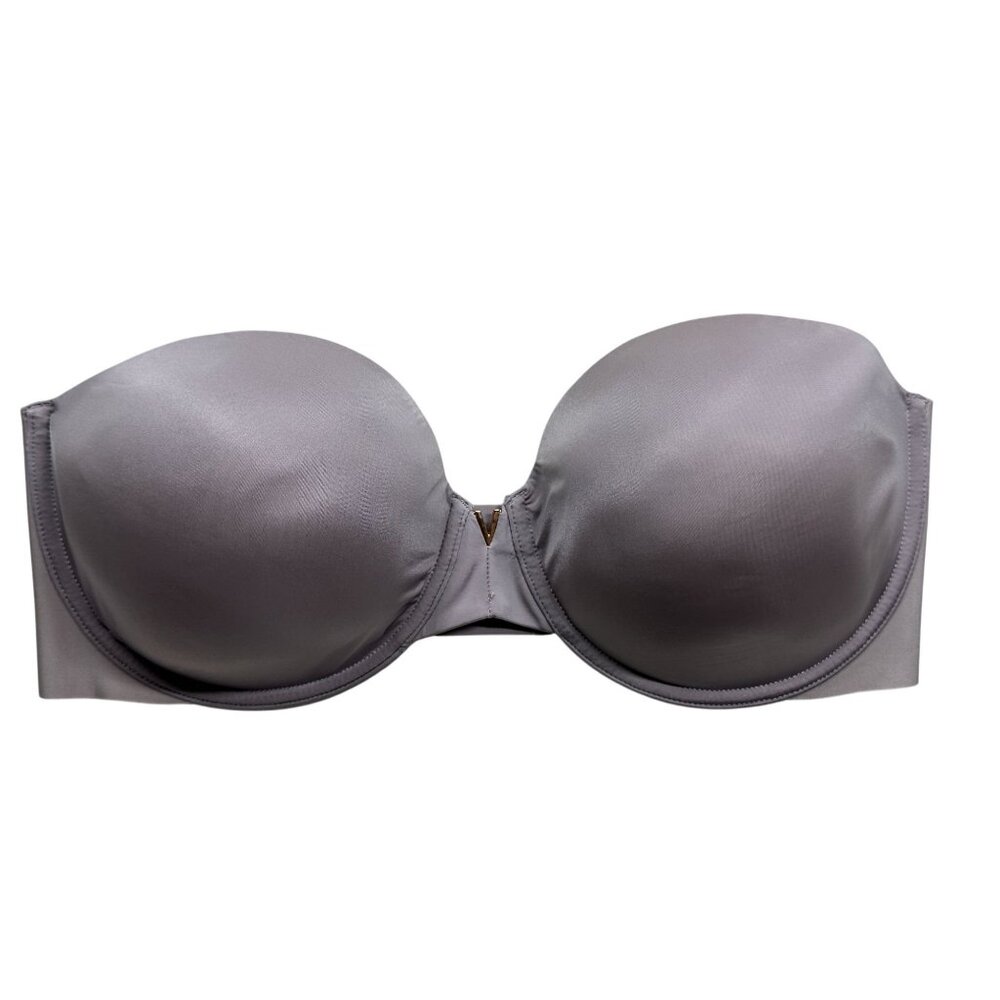 Victorias Secret Strapless Bra Womens 38DD Lightly Lined Underwire